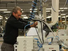 Un operaio al lavoro