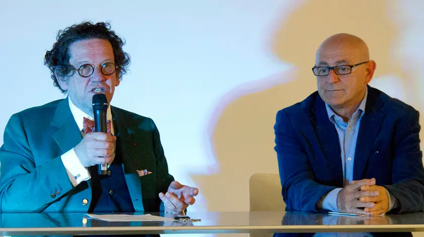 Bonaventura Monfalcone-30.05.2014 Intervento Philippe Daverio-Galleria d'arte contemporanea-Monfalcone-foto di Katia Bonaventura