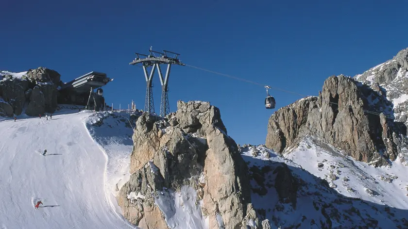 Una veduta delle montagne di Pramollo