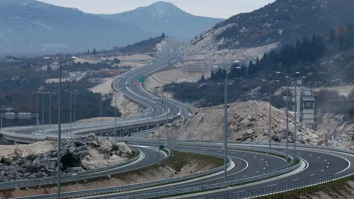 Un’immagine panoramica di un tratto autostradale in Croazia (vecernji.hr)