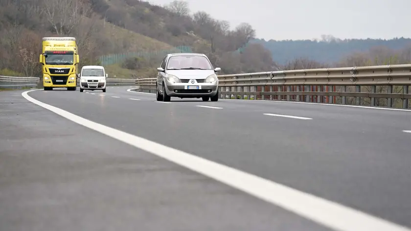 16 dicembre 2019 Autovie Venete. Traffico invernale sulla A4 tra la barriera del Lisert e Redipuglia. © Simone Ferraro