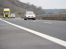 16 dicembre 2019 Autovie Venete. Traffico invernale sulla A4 tra la barriera del Lisert e Redipuglia. © Simone Ferraro