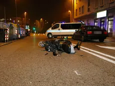 La scena dell'incidente (foto Massimo Silvano)