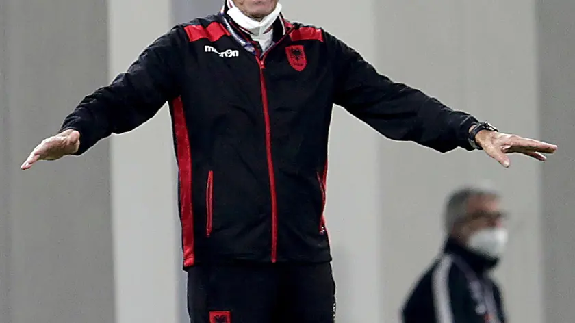 Edy Reja, ct dell’Albania, è stato promosso nella serie B della Nations League grazie al 3-2 sulla Bielorussia