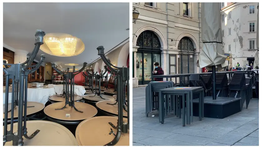 L'effetto più visibile della zona arancione: la chiusura dei bar (Lasorte e Silvano)