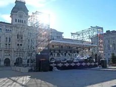 Lasorte Trieste 30/12/18 - Piazza Unità, Palco e Turisti