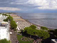 Veduta della spiaggia di Grado