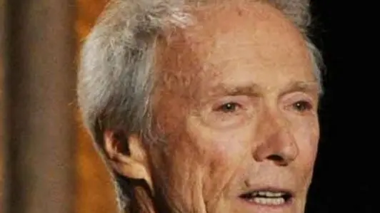 Director/actor Clint Eastwood addresses the audience during the 2014 Governors Awards on Saturday, Nov. 8, 2014, in Los Angeles. (Photo by Chris Pizzello/Invision/AP)