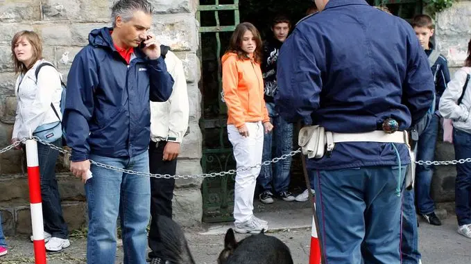 Silvano Trieste 15/09/08 Controllo Polizia, Gruppo Cinofili, Antidroga