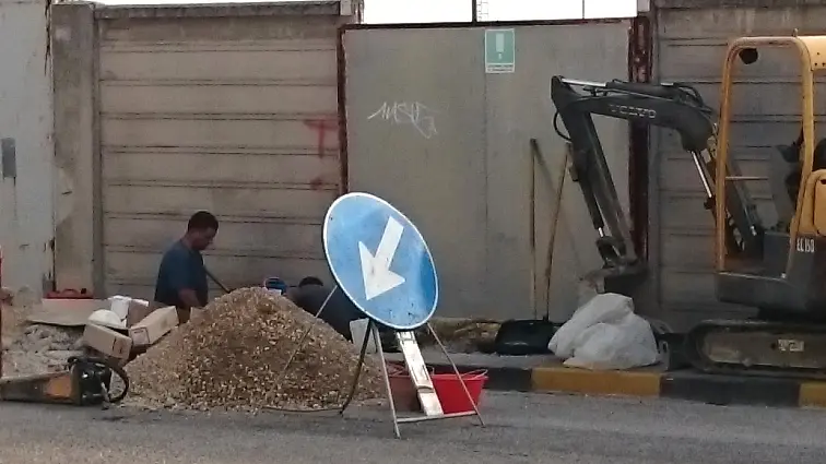 Grado: alle 8 in viale dello Sport, all'isola della Schiusa (foto di Antonio Boemo)