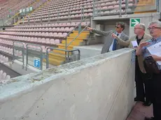 Lasorte Trieste 12/07/13 - Stadio Rocco, Sopralluogo Commissione