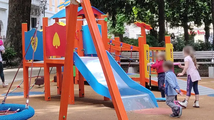 Lasorte Trieste 26/05/20 - Piazza Hortis, Giochi per Bambini