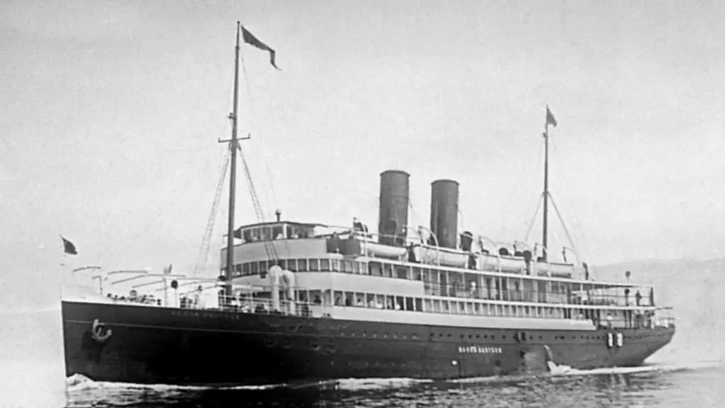 Il Baron Gautsch in navigazione