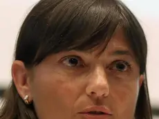 Il vice segretario del Pd, Debora Serracchiani, durante il convegno Cisl ''La riforma Costituzionale per la democrazia, la crescita e lo sviluppo del Paese'', Roma, 11 luglio 2016. ANSA/ FABIO CAMPANA