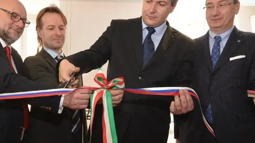 Lasorte Trieste 21/02/14 - Via Ghega, Inaugurazione Sede Associazione Agricoltori, Kmecka Zveza