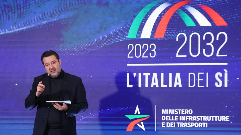 Il ministro Matteo Salvini a Trieste (Lasorte)