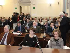 Il tribunale di Gorizia durante un'udienza (Foto di archivio)