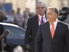 epa07033892 Prime Minister of Hungary Viktor Orban arrives for the European Union's (EU) Informal Heads of State Summit in Salzburg, Austria, 20 September 2018. EU countries' leaders meet on 19 and 20 September for a summit to discuss internal security measures, migration and Brexit. EPA/CHRISTIAN BRUNA