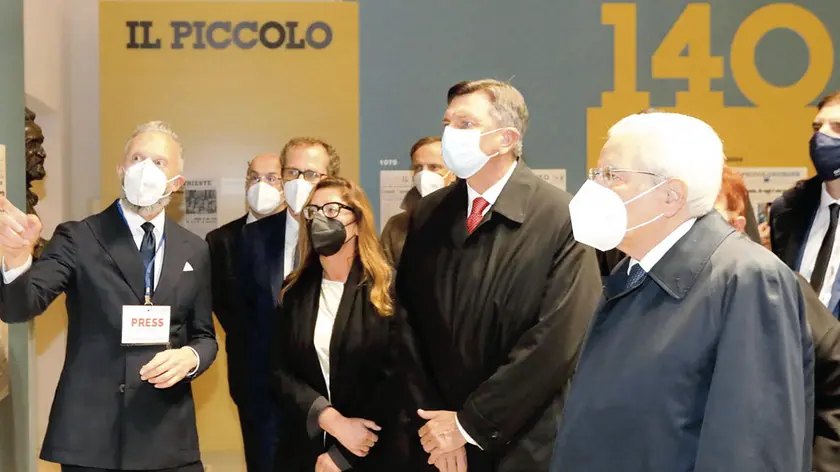 Monestier con Mattarella e Pahor a Gorizia