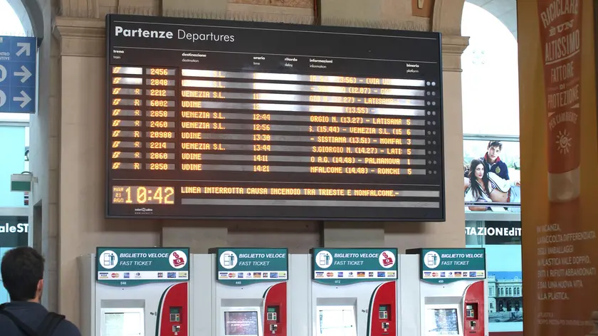 La stazione ferroviaria di Trieste