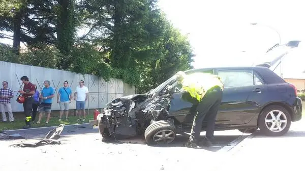 Lo schianto a San Lorenzo