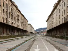 Lasorte Trieste 01/03/23 - Porto Vecchio, Viale fra seconda e terza fila di edifici