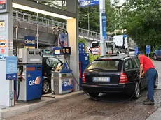 Un distributore di benzina a Trieste