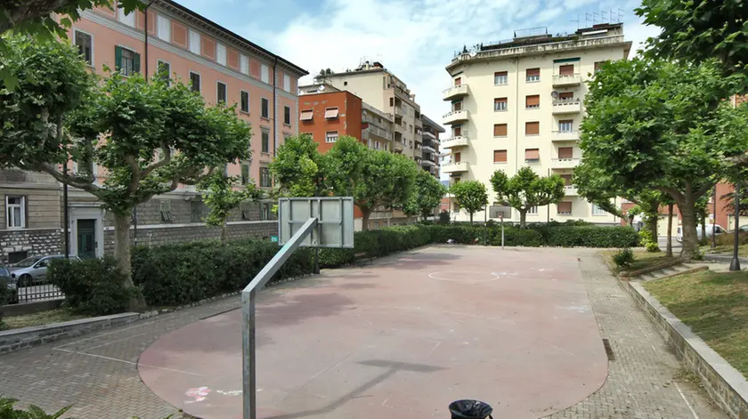 Il giardino di piazza Carlo Alberto