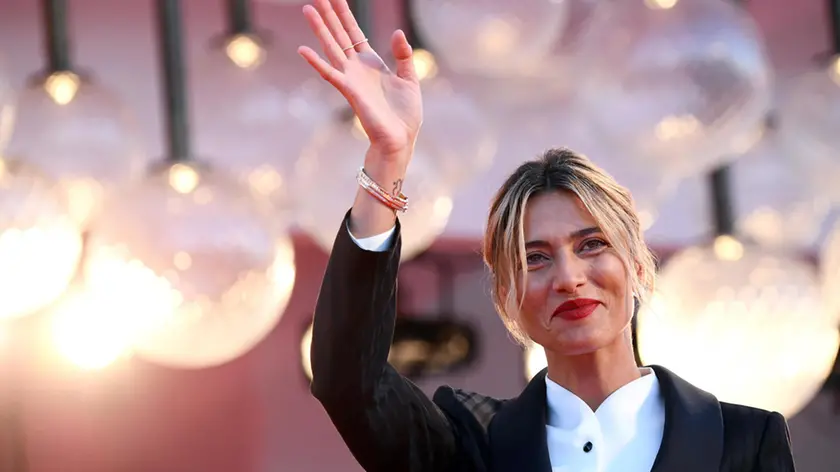 Italian actress Anna Foglietta poses at Lido Beach ahead of the 77th annual Venice International Film Festival, in Venice, Italy, 01 September 2020. Anna Foglietta will host the opening and closing ceremony. The festival runs from 02 September to 12 September 2020. ANSA/ETTORE FERRARI