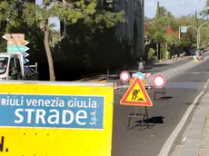 Una chiusura della Strada Costiera in una foto di archivio