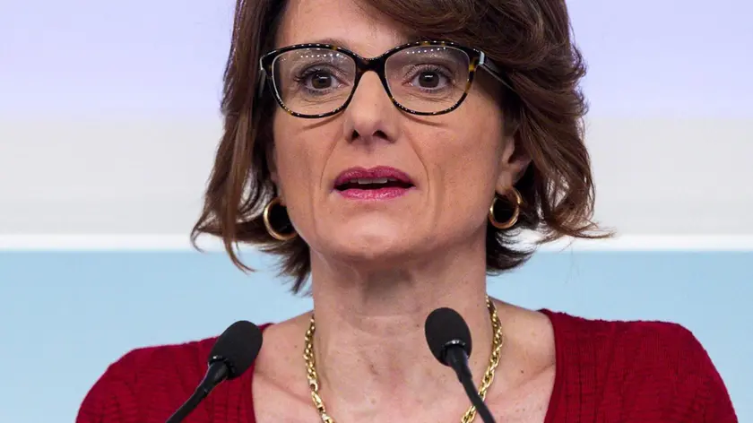 La ministra per le Pari opportunità e la Famiglia Elena Bonetti