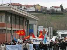 sterle trieste 16 01 08 DIPENDENTI DELLA SYSTEM SENSOR CORTEO DI PROTESTA