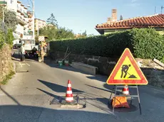 Un segnale di lavori in corso