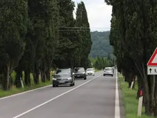 La strada dove si è verificato l'incidente (Bumbaca)