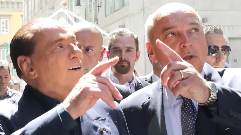 Silvio Berlusconi e Roberto Dipiazza