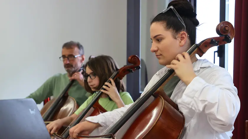 Un momento dell’open day al conservatorio Tartini Foto Andrea Lasorte