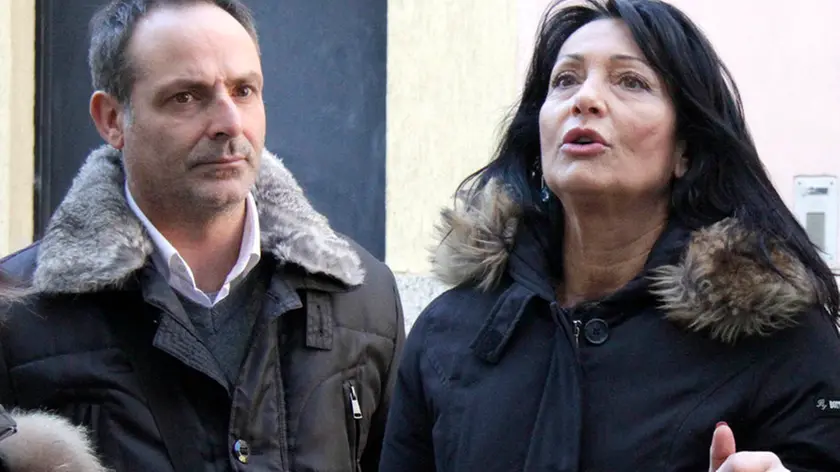 Il consigliere regionale e comunale forzista Giuseppe Nicoli con il sindaco Anna Cisint