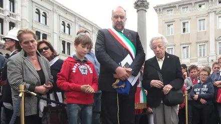 Lasorte Trieste 18/09/13 - Piazza Unità, Scoprimento Targa 75° Anniversario Leggi Razziali