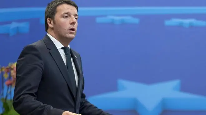 Il Presidente del Consiglio Matteo Renzi durante la sua partecipazione alla riunione del consiglio straordinario Ue dei capi di stato e di governo, convocato per la crisi in Ucraina, Bruxelles, 6 marzo 2014. ANSA / FLICKR - US PALAZZO CHIGI ++NO SALES EDITORIAL USE ONLY++