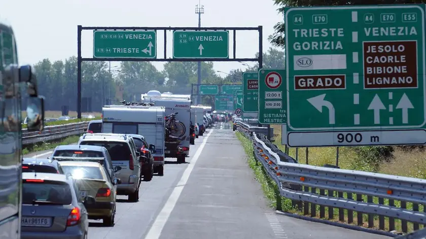 Un'immagine d'archivio della A23