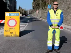 La costiera chiusa per lavori (Silvano)