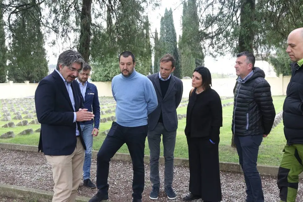 Bumbaca Gorizia 09.04.2018 Salvini a Redipuglia © Fotografia di Pierluigi Bumbaca