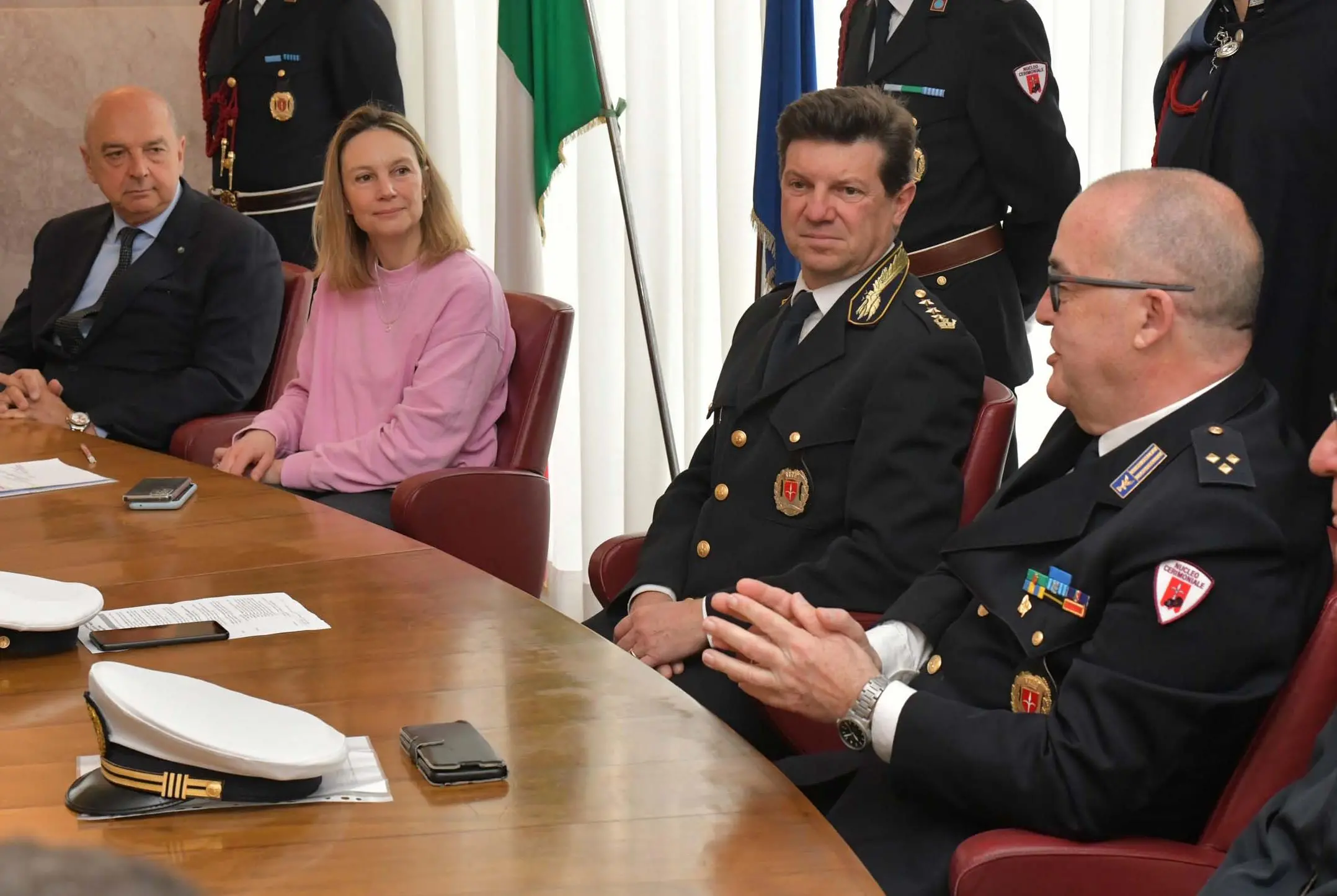 Un momento dell’appuntamento in municipio. Foto Bruni