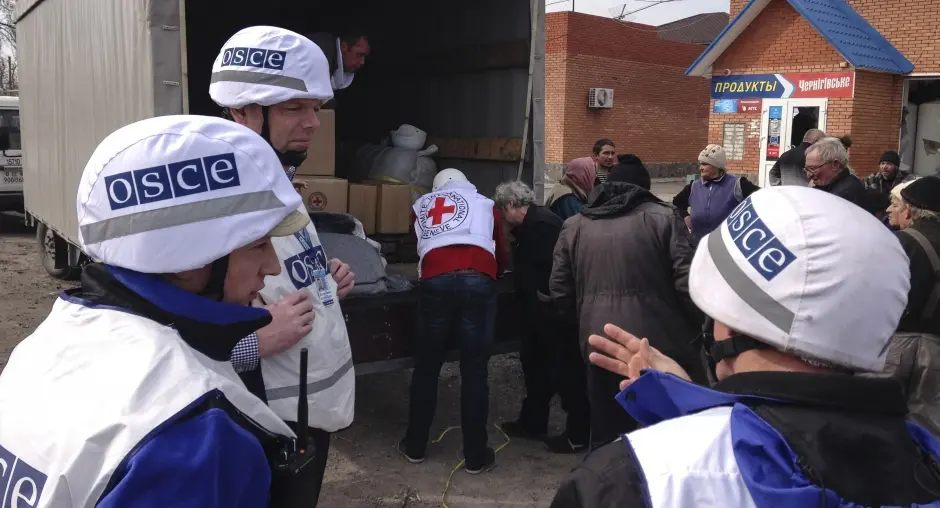 Osservatori della missione Osce in Ucraina