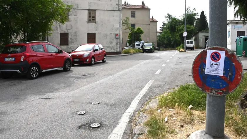 Foto BRUNI Trieste 20.06.21 Opicina: strade da asfaltare e binarii da completare