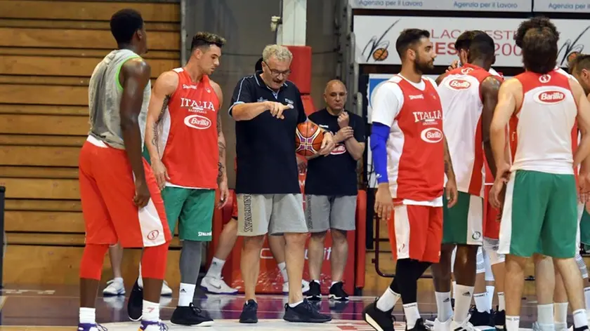 Foto BRUNI 22.06.2018 Nazionale di Basket a Trieste