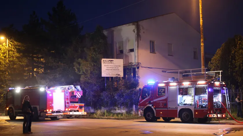 Lasorte Trieste 09/10/14 - Incendio Zona Industriale