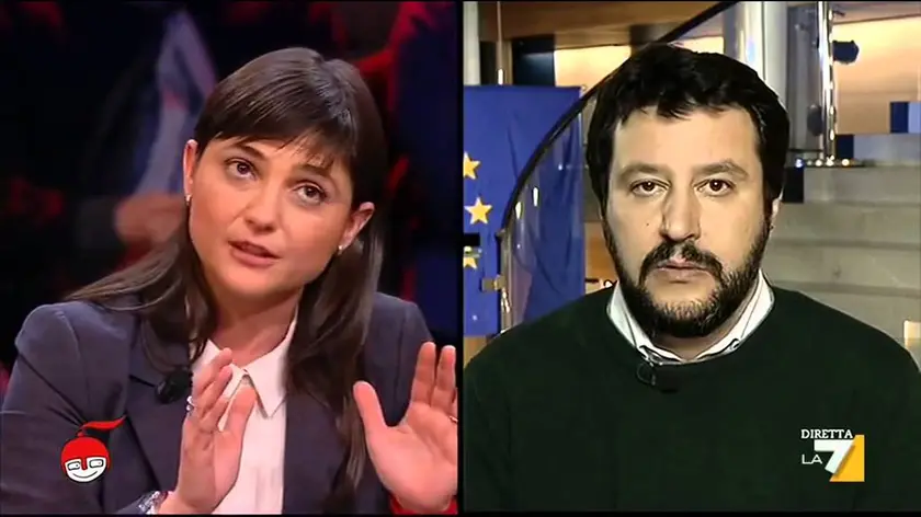 Debora Serracchiani e Matteo Salvini