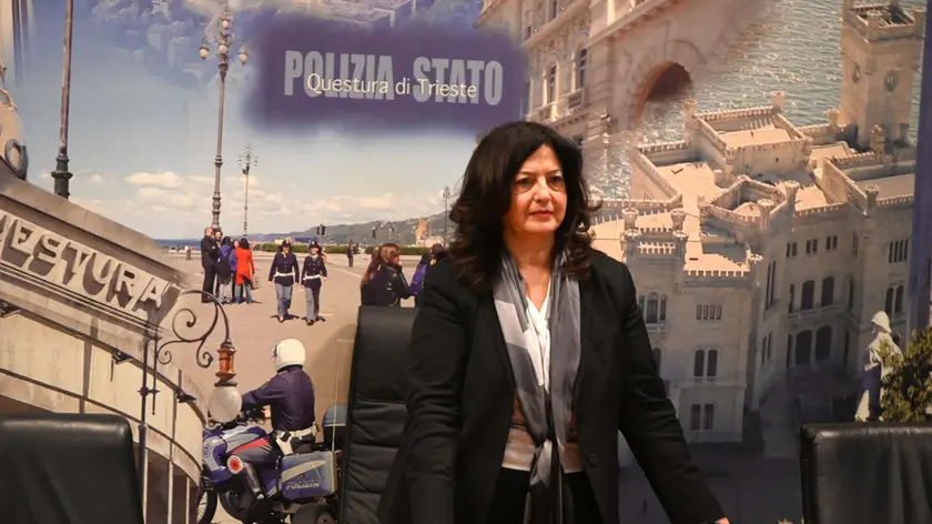 Irene Tittoni è il nuovo questore di Trieste. Oggi, 30 dicembre, il giorno dell'insediamento. Foto Bruni