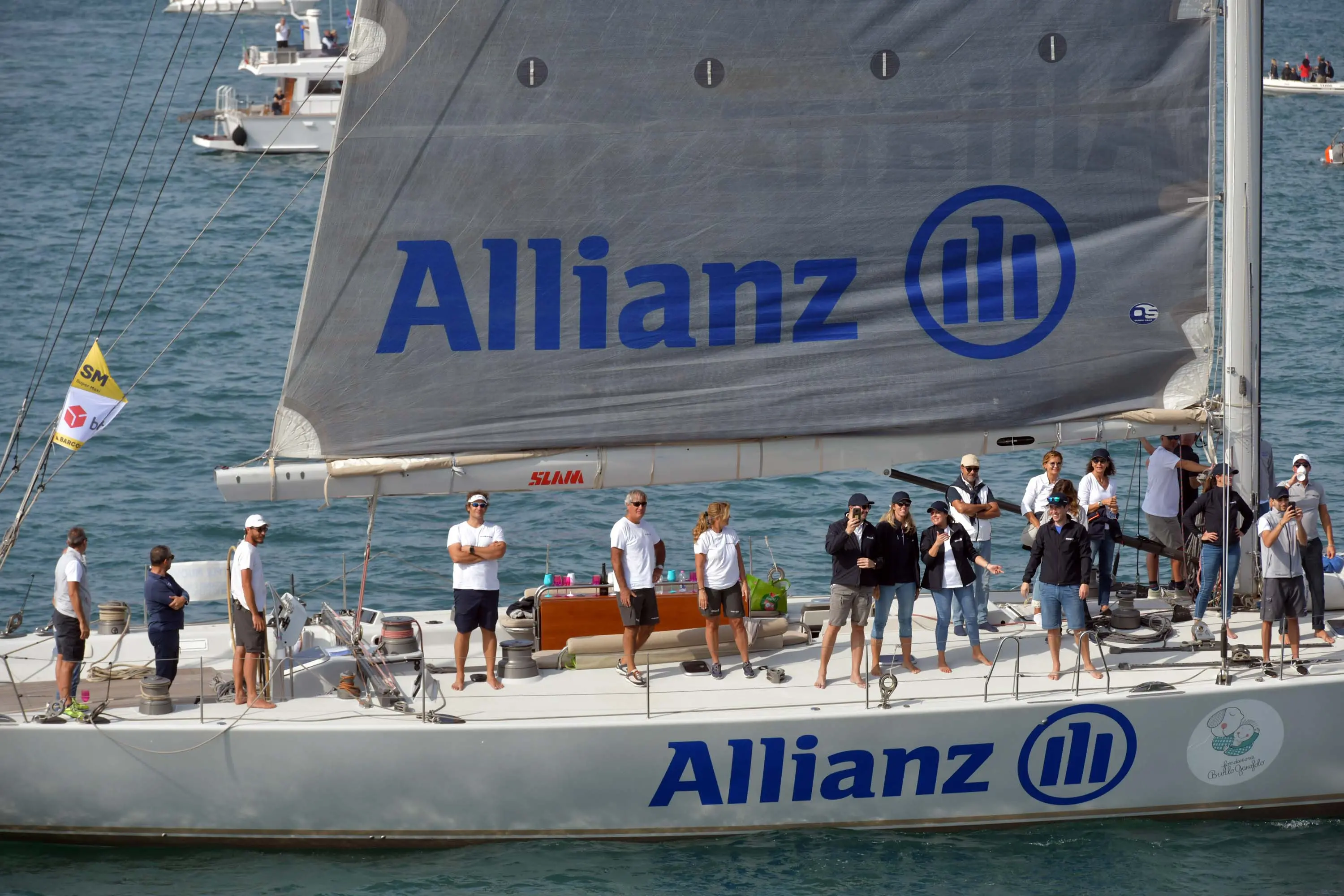 Foto Bruni Trieste 08.10.23 Barcolana 55:l'arrivo con Arca vincitrice